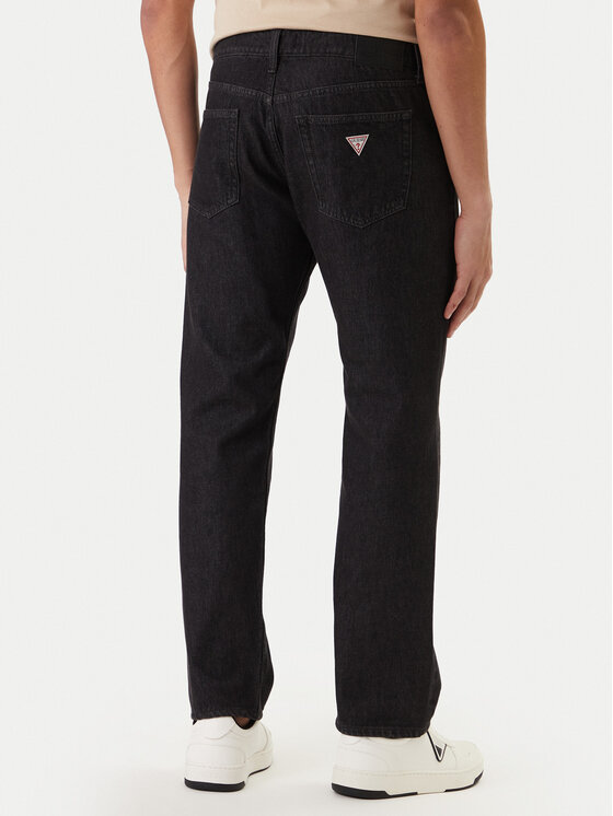 Guess Jeans Guess Jeans Džínsy M5YA1B D6571 Čierna Straight Fit