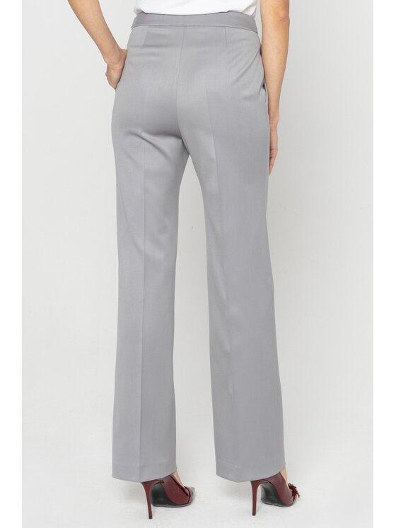 Deni Cler Milano Deni Cler Milano Spodnie materiałowe W-DC-5265-D5-H3-80-1 Szary Regular Fit