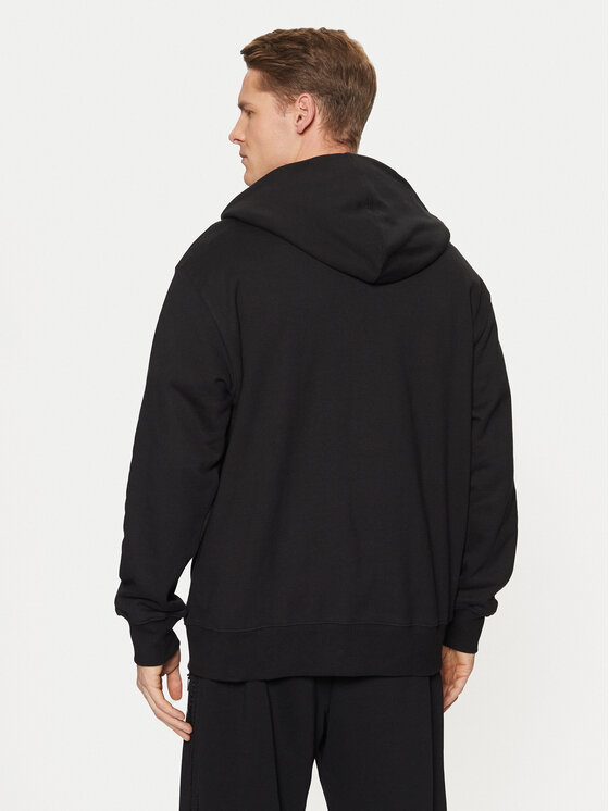 adidas adidas Mikina adicolor Outline Trefoil JP1079 Černá Loose Fit