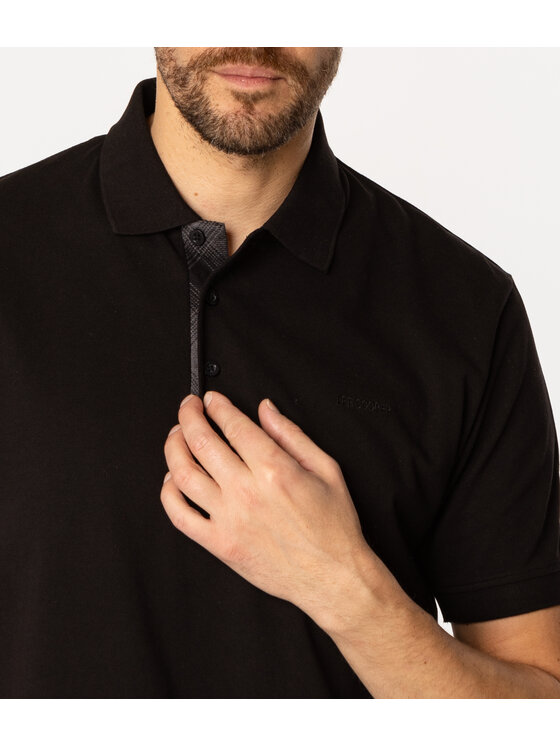 Lee Cooper Lee Cooper Polo TORRE 5006 Czarny Regular Fit
