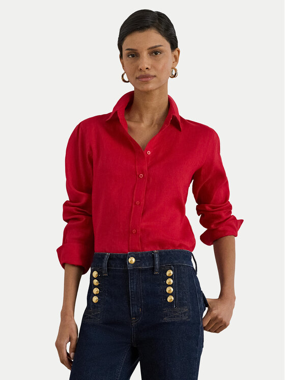 LAUREN RALPH LAUREN LAUREN RALPH LAUREN Marškiniai 200782777073 Raudona Relaxed Fit