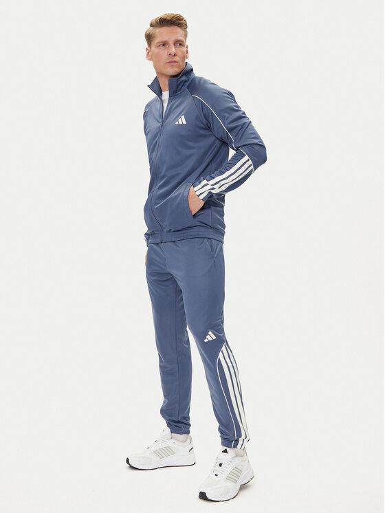 adidas Dres 3-Stripes JX5529 Niebieski Regular Fit