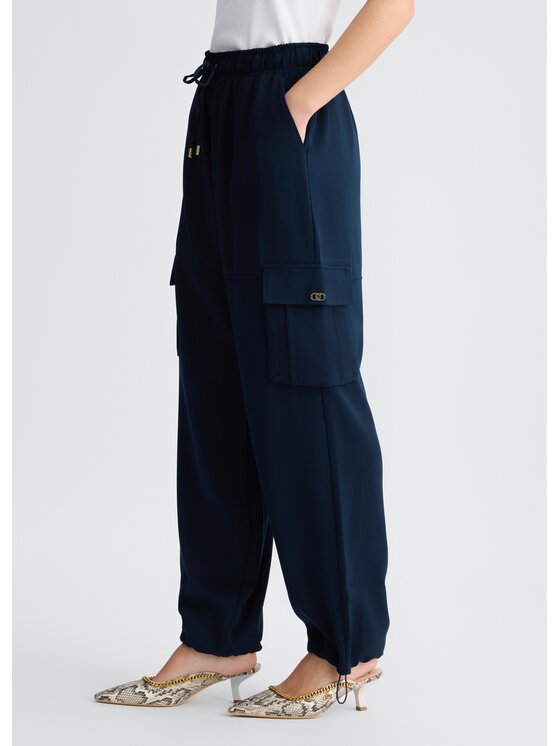 Liu Jo Liu Jo Pantaloni di tessuto TA5102TS92393922 Celeste Regular Fit
