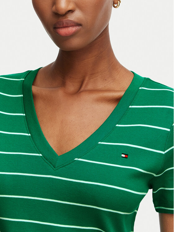 Tommy Hilfiger Tommy Hilfiger T-shirt New Cody WW0WW40584 Verde Slim Fit