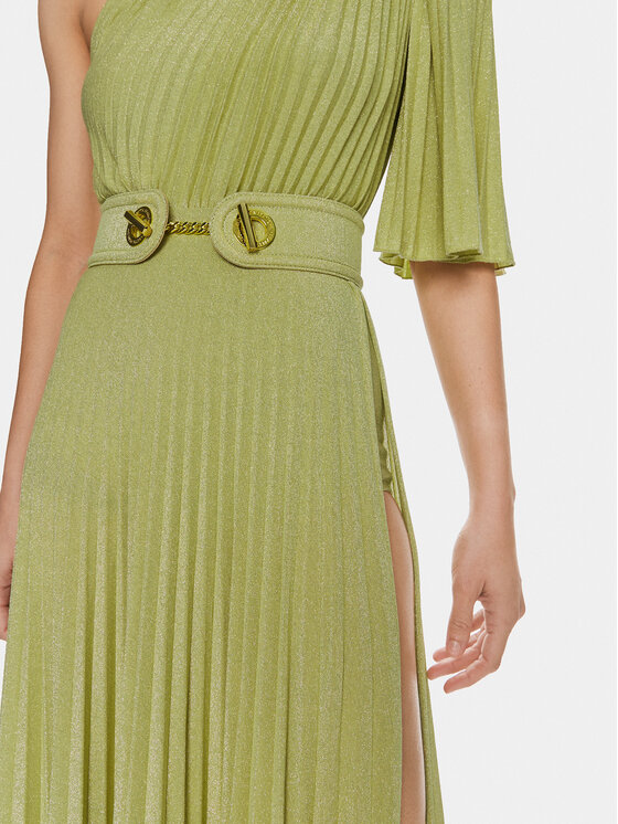 Elisabetta Franchi Elisabetta Franchi Večerní šaty AB-534-41E2-V680 Zelená Regular Fit