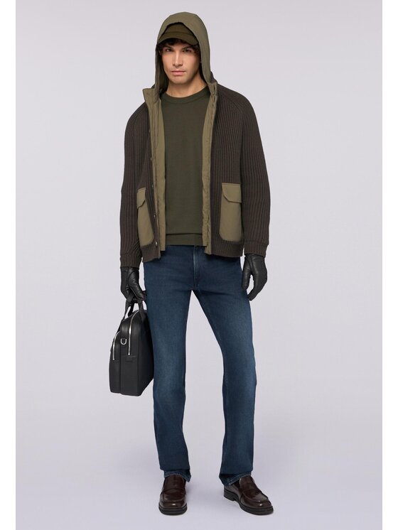 Trussardi Trussardi Cardigan M0058000007N035 Verde Regular Fit