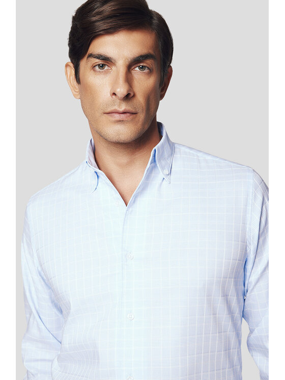 Lancerto Lancerto Koszula Beate KO073224000018 Niebieski Slim Fit
