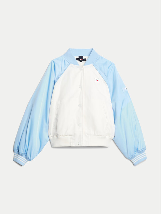 Tommy Hilfiger Tommy Hilfiger Μπόμπερ μπουφάν Varsity KG0KG08054 Μπλε Regular Fit