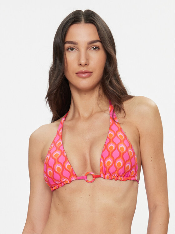 Seafolly Gornji Del Bikini Birds Of Paradise 31412-103 Rdeča