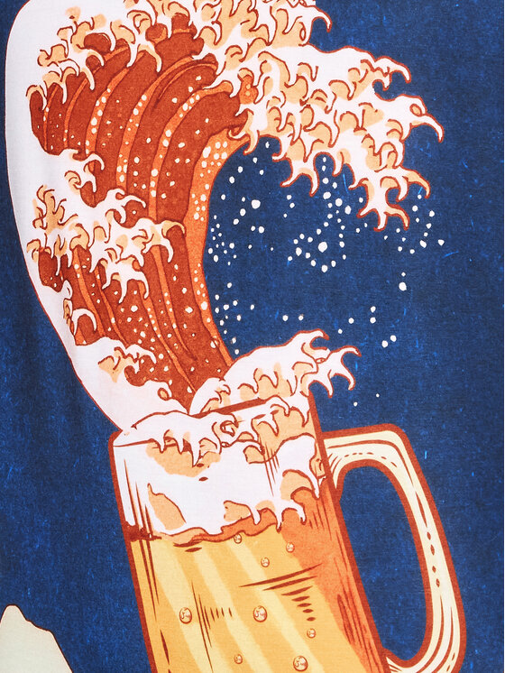 Mr. GUGU & Miss GO Mr. GUGU & Miss GO T-shirt Unisex Kanagawa Beer Multicolore Regular Fit