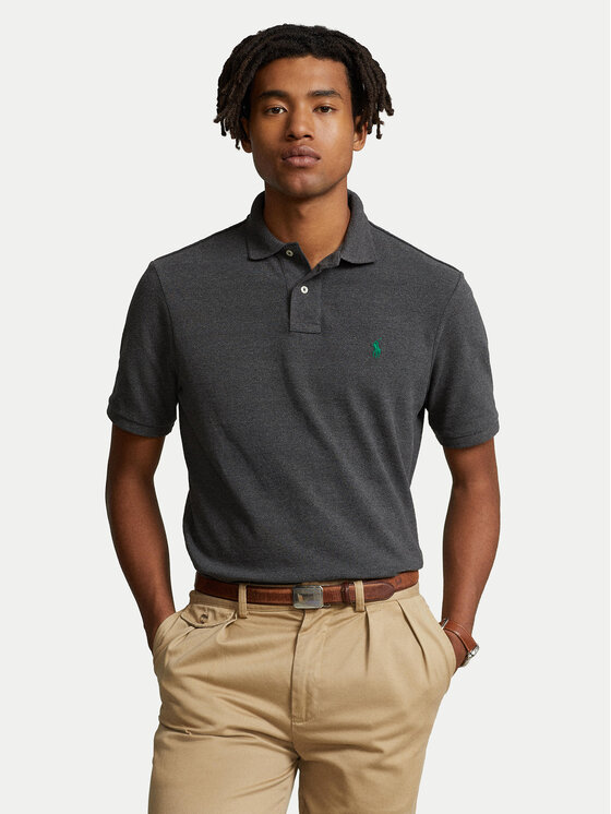Polo Ralph Lauren Polo Ralph Lauren Поло 710782592002 Сірий Slim Fit