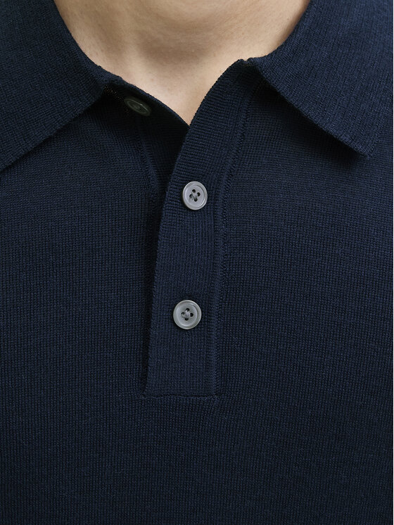 Jack&Jones Jack&Jones Πουλόβερ Merino 12281757 Σκούρο μπλε Regular Fit