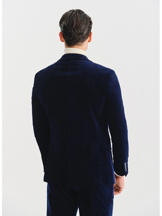 Pako Lorente Pako Lorente Marynarka P25WF-3X-022 Granatowy Slim Fit