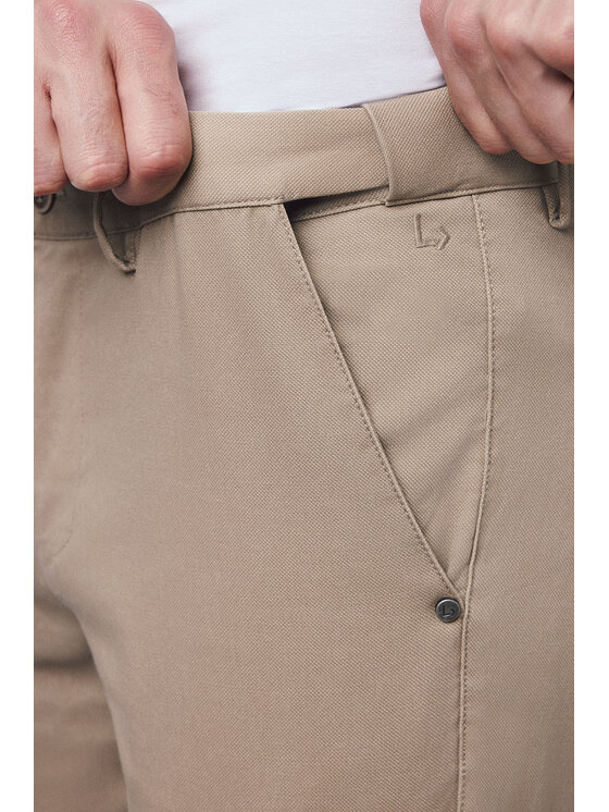 Lancerto Lancerto Chinosy Mikkeli SP082125000016 Beżowy Regular Fit