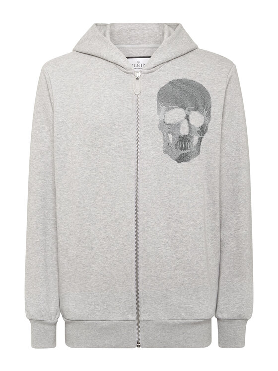 PHILIPP PLEIN PHILIPP PLEIN Bluza 15005 Szary Regular Fit
