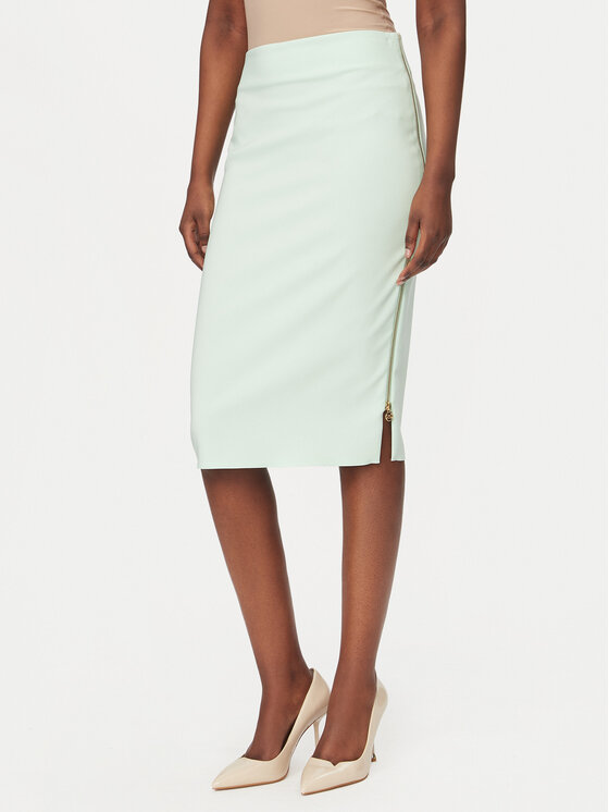 Rinascimento Rinascimento Zīmuļveida svārki CFC0127985003 Zaļš Slim Fit