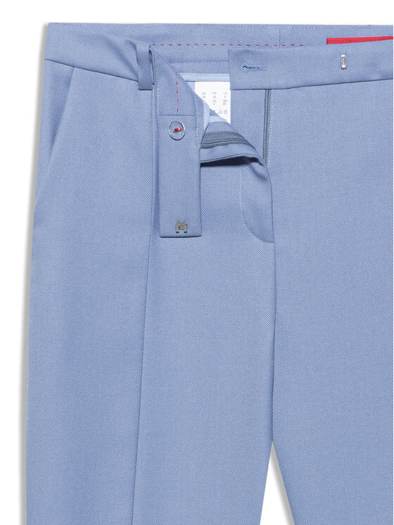 HUGO Hugo Medžiaginės kelnės Herlene 50443888 Mėlyna Regular Fit