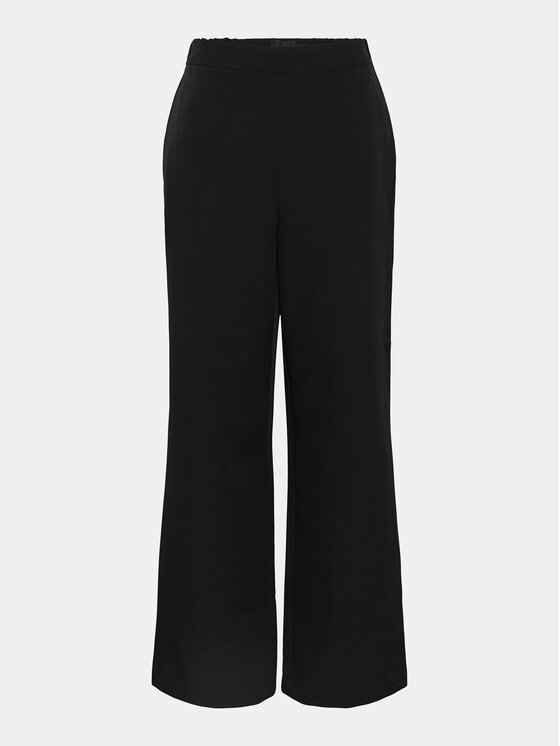 Pieces Pieces Pantaloni din material Bossy 17140744 Negru Loose Fit
