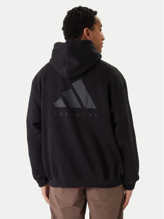 adidas adidas Džemperis ar kapuci Power JZ6248 Melns Oversize