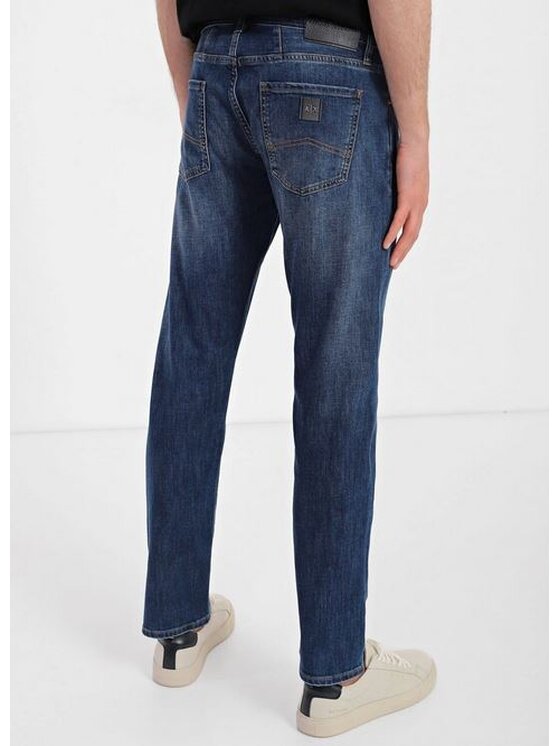Armani Exchange Armani Exchange Jeansy 3RZJ16 Z1UGZ 1500 Granatowy Straight Fit