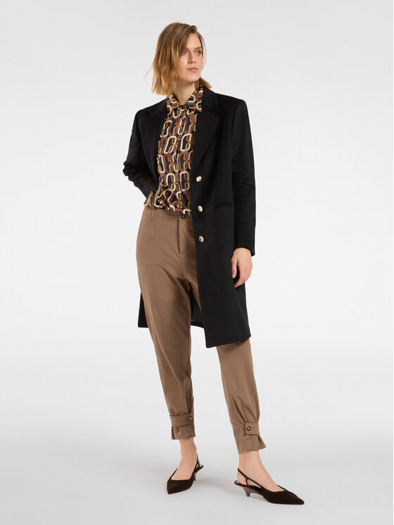 Elena Mirò Elena Mirò Pantaloni di tessuto P171P000374N022 Marrone Regular Fit