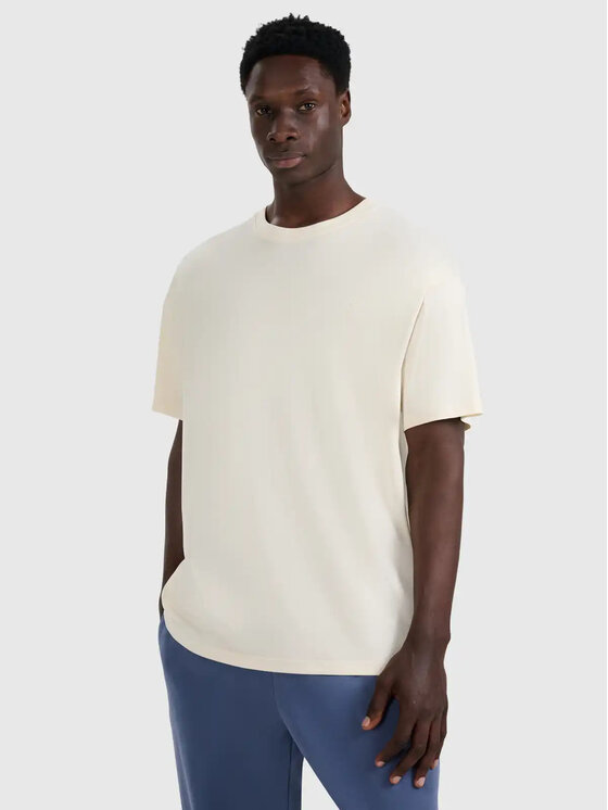 4F 4F T-Shirt 4FWAW25TTSHM2967 Biały Active Fit