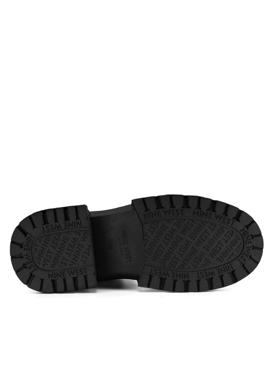 Nine West Nine West Kotníková obuv s elastickým prvkem WFA3033-8 Černá