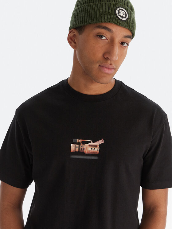 DC Shoes DC Shoes Tričko Handy Cam HSS EDYZT04379 Čierna Regular Fit