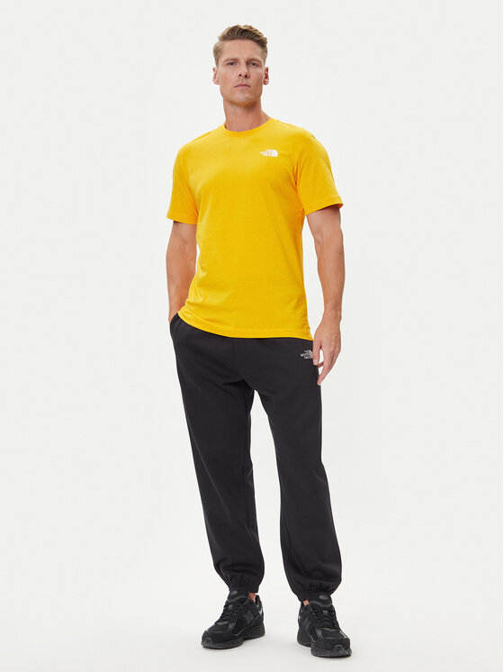 The North Face The North Face T-Shirt Redbox NF0A87NP Gelb Regular Fit