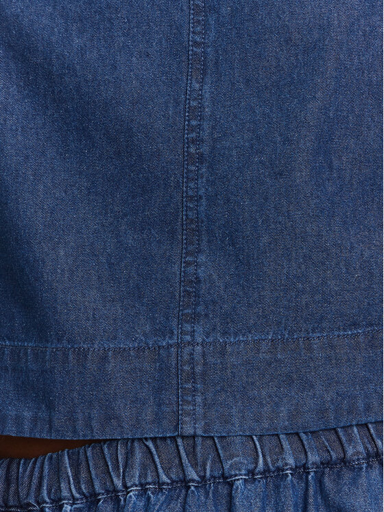 Pieces Pieces Top Tenim 17157936 Tmavomodrá Regular Fit