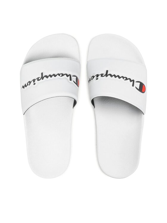 All white champion slides online