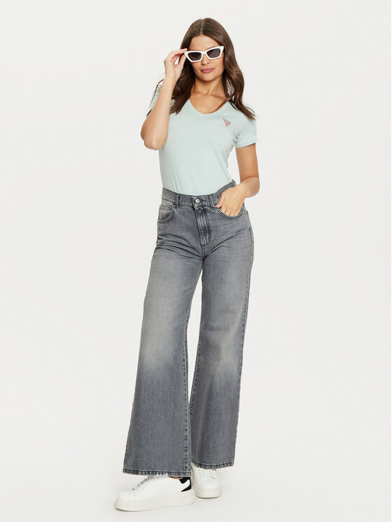 Guess Guess Футболка W2YI45 J1314 Зелений Slim Fit