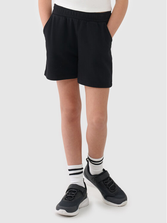 4F 4F Szorty sportowe BASIC+ Czarny Oversize