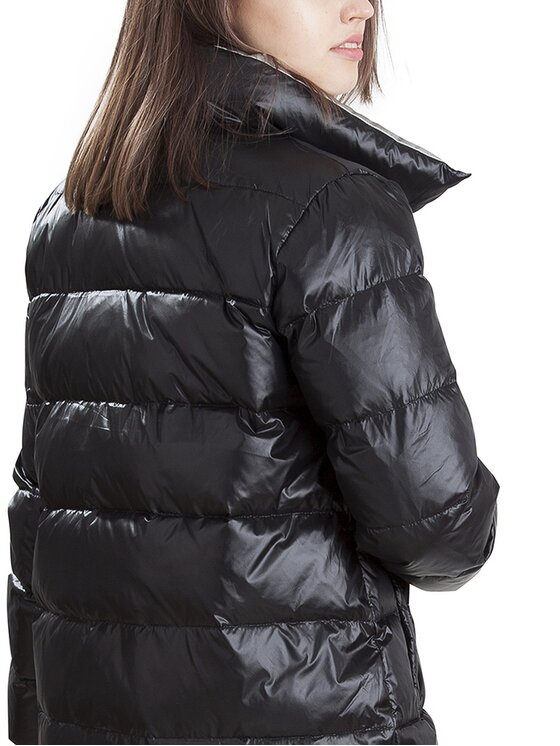 Perso Perso Kurtka damska BLH201026FX Czarny Regular Fit