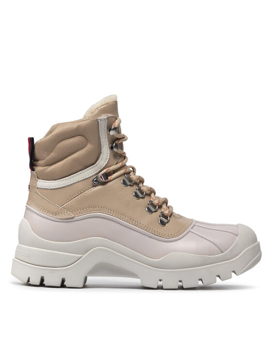 Tommy Hilfiger Tommy Hilfiger Tronchetti Warmilined Outdoor Boot FW0FW05973 Beige