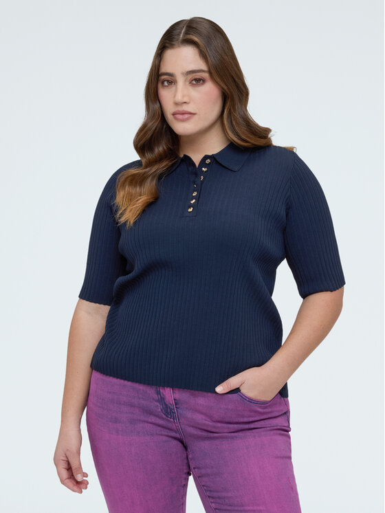 Fiorella Rubino Fiorella Rubino Maglione M216L008494N034 Blu Regular Fit