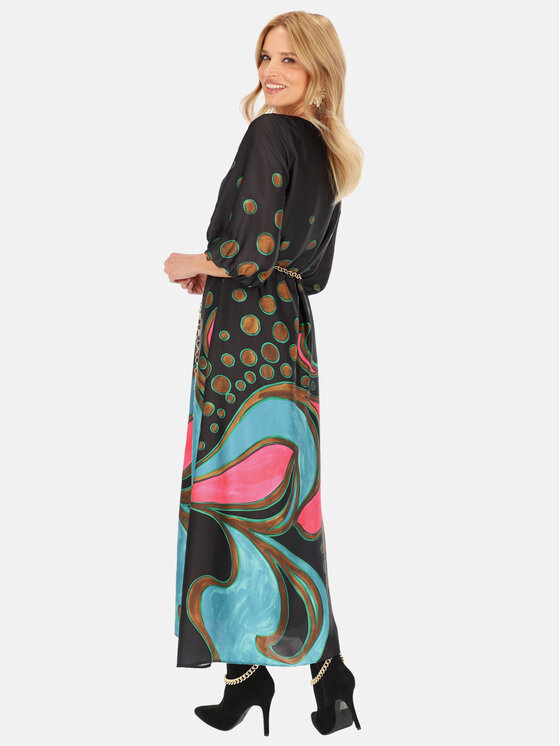L’AF L’AF Sukienka codzienna Loretta Czarny Regular Fit
