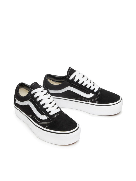 Vans Sneakers aus Stoff Old Skool Platfor VN0A3B3UY28 Schwarz