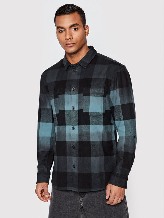 Young Poets Society Young Poets Society Сорочка Mic Dip 107766 Чорний Regular Fit