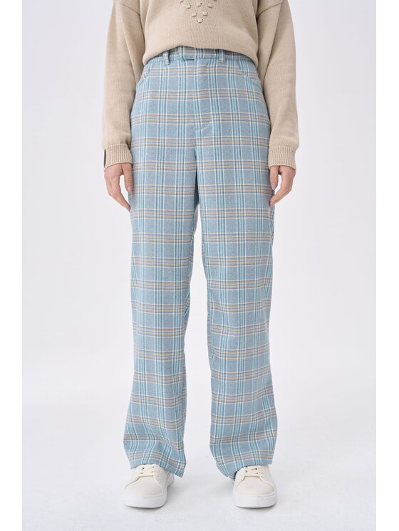 blue shadow blue shadow Spodnie damskie Alaska BS Błękitny Standard Fit