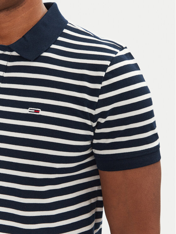 Tommy Jeans Tommy Jeans Polokošile DM0DM20676 Tmavomodrá Slim Fit