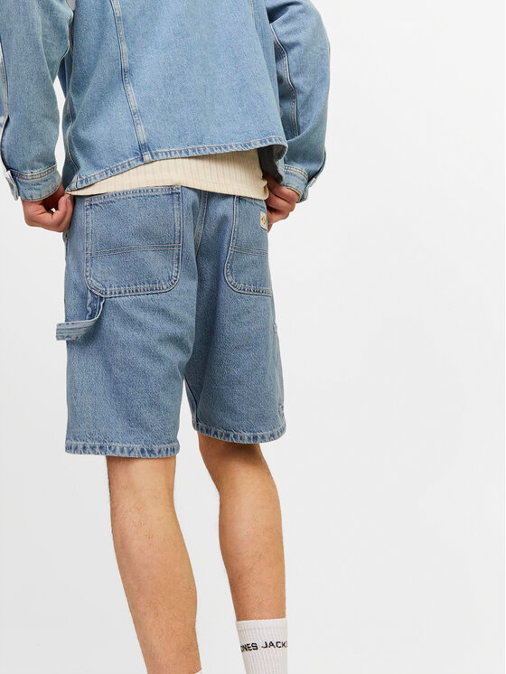 Jack&Jones Jack&Jones Kratke traperice Jjitony 12252719 Plava Loose Fit