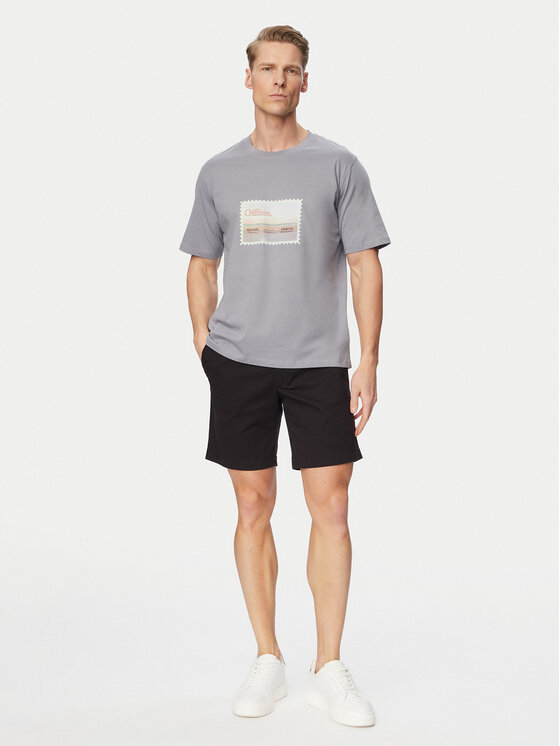 Jack & Jones Jack & Jones Bavlnené šortky Jaiden Rocco 12292831 Čierna Regular Fit