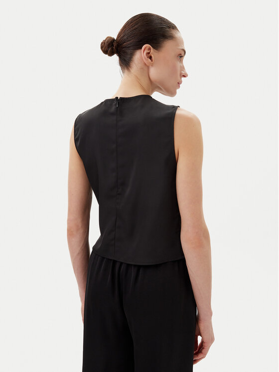 Eleh Eleh Palaidinė ESS250183 Juoda Regular Fit