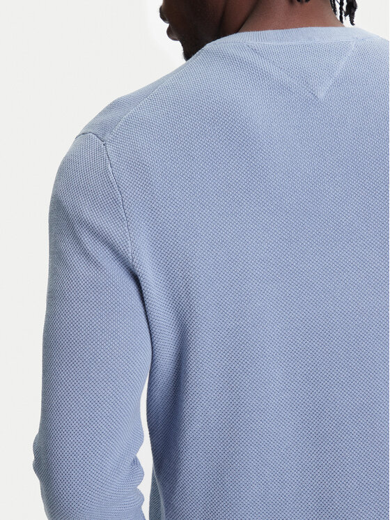 Tommy Hilfiger Tommy Hilfiger Pullover Essential MW0MW36347 Himmelblau Regular Fit