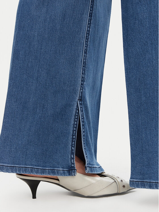 Gaudi Gaudi Τζιν 511BD26009 Μπλε Wide Leg