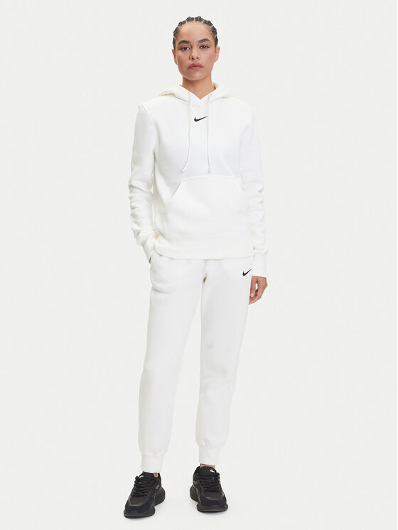 Nike Nike Долнище анцуг Phoenix Fleece FZ7626 Бял Regular Fit