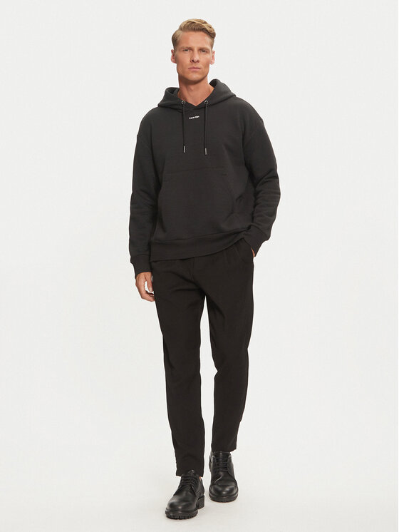 Calvin Klein Calvin Klein Μπλούζα Nano Logo K10K112871 Μαύρο Regular Fit