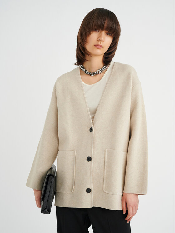 InWear Cardigan Jumo Blazer 30107528 Bej Oversize 30107528 imagine noua