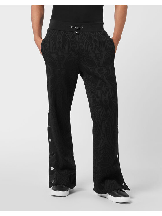 PHILIPP PLEIN PHILIPP PLEIN Spodnie dresowe 25989 Czarny Jogger Fit
